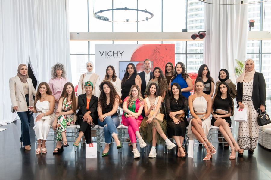 سوزان مزّاوي وفريق مؤثرات SUZAN’S TEAM في حدث إطلاق فخم احتفالًا بـ VICHY!